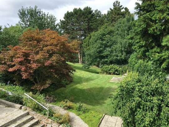 Essen Haarzopf Freistehendes weißes Einfamilienhaus sehr schöner Parkähnlicher Garten