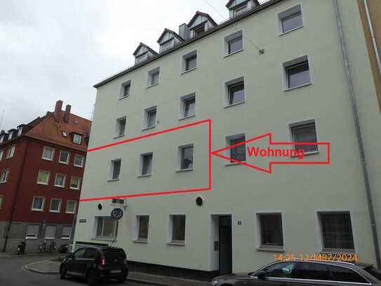 Top gepflegte 2-Zimmer-Wohnung in Laufnähe zum Wöhrder See