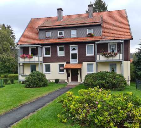 4-Zimmer-Wohnung mit Balkon in zentraler Lage von Braunlage Kernstadt.