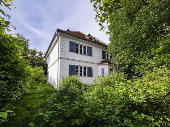 Historische kleine Villa & Remise auf fast 3000 qm Grund mit weiterem Baurecht