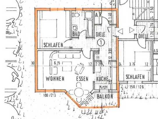 2 Zimmer Wohnung in zentraler Lage von Bad Berleburg-Stadt