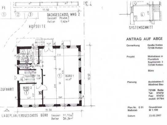 Architekturbüro zu vermieten