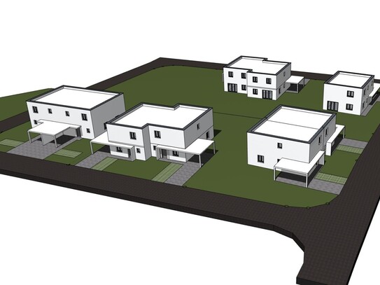 Wohnbauprojekt GERLING Herzogsdorf Einzel und Doppelhäuser ZIEGEL MASSIVBAUWEISE Ruhelage mit Aussicht