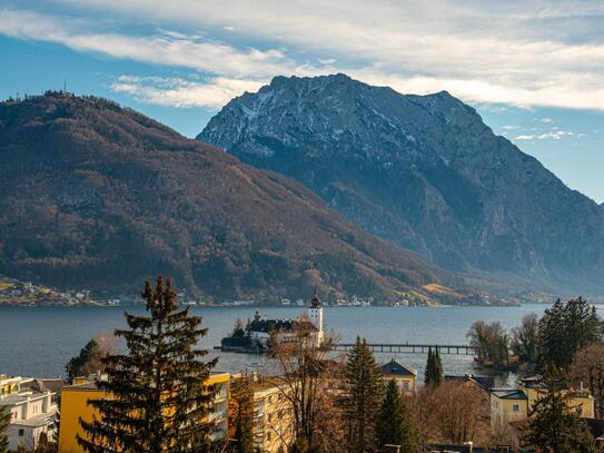 Stilvolles Penthouse mit Blick auf Schloss Orth - "Duett in der Parkstraße" Top B6