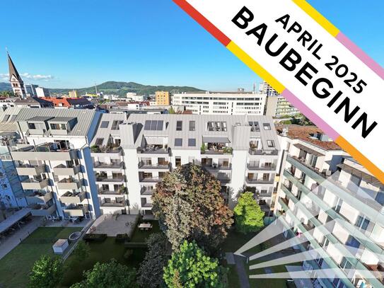 Baustart April 2025 - "PILLmein" - 2 Raumwohnung mit 9 m² Loggia (Top 1.9)