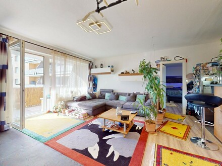 Gemütliche 2-Zimmer-Wohnung mit Balkon, Büro und Wintergarten!