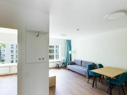 Möblierte 2-Zimmer-Wohnung mit Fitnessraum & Concierge in Mitte