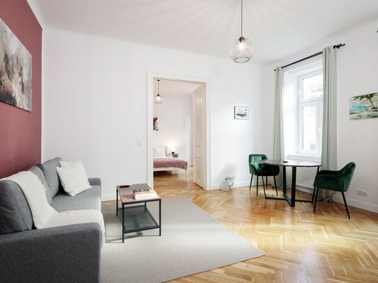 Zentrales und geräumiges 1-Zimmer-Apartment, Wiener Charme, 1 Monat+