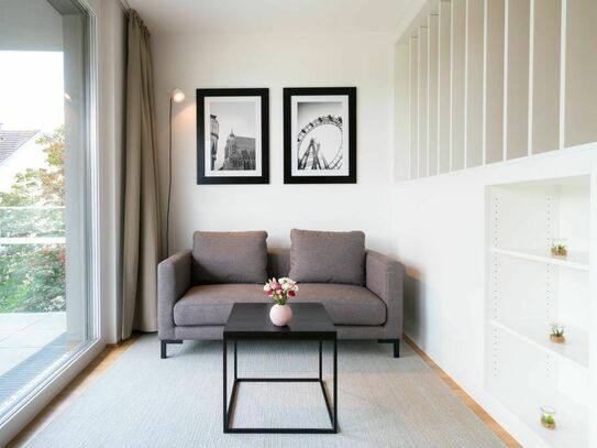 Stilvolles Designer-Apartment mit Aufzug und eigenem Balkon