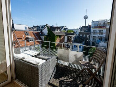 Große, möblierte Maisonette Wohnung in Köln-Ehrenfeld