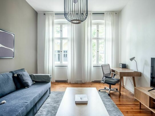 Toll ausgestatte & vollmöblierte 2 Zimmer Wohnung in excellenter Lage in Friedrichshain.