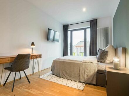 Privatzimmer in einer Co-Living-Wohnung in Frankfurt