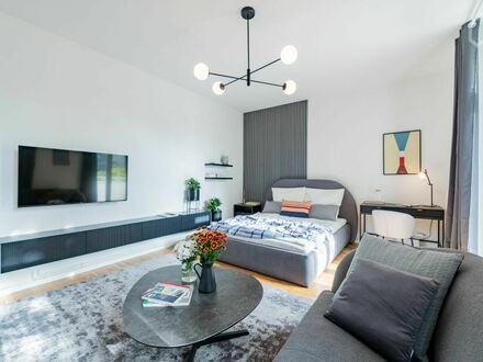 Moderne 1-Zimmer-Wohnung mit Balkon und voller Ausstattung in Mariendorf
