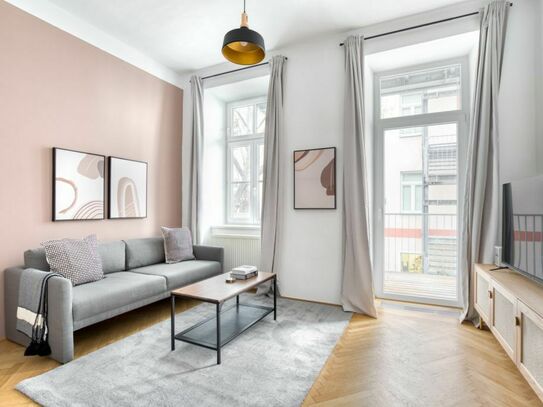 Wunderschönes Altbau-Studio mit Balkon in guter Lage des 2. Bezirks, 5min. von Prater & U-bahn