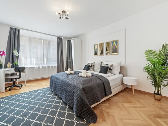 Deluxe Apartment mit 2 Schlafzimmern und Terrasse, Bezirk 18