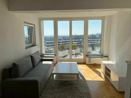 Apartment mit Blick über Wien