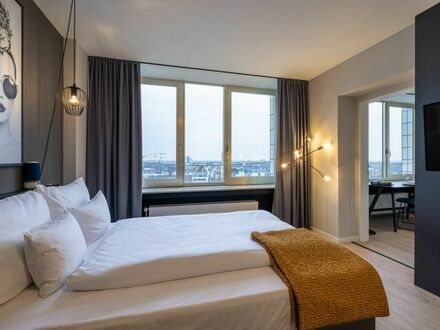 Smart Plus-Apartment mit Doppelbett in schöner Lage