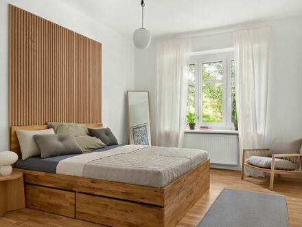 Moderne und komplett möblierte 3-Zimmer-Wohnung in Neukölln mit Arbeitsbereich