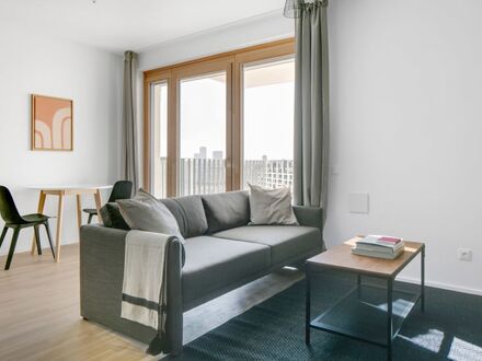 Neubau Studio mit Freifläche in unmittelbare Nähe zum Hauptbahnhof, Rooftop, Lounge, Fitnessraum