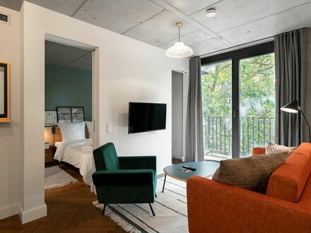 Voll möbliertes Apartment mit Balkon (50m²)