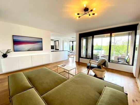 Moderne 3,5-Zimmer-Wohnung mit atemberaubendem Seeblick, Balkon & hochwertiger Ausstattung in Düsseldorf