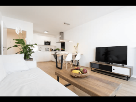 Elegante, klimatisierte 2 Zimmer mit Balkon und Garage