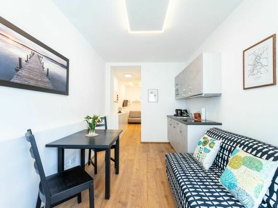 Genießen Sie den Städtetrip von einem schicken Studio-Apartment aus