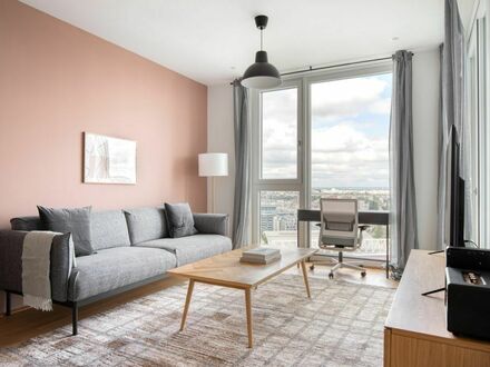 Charmante 2 Zi Wohnung mit Balkon, Vienna 22 mit Wellness, Gym, Co-Working Fläche, U1 Kagran