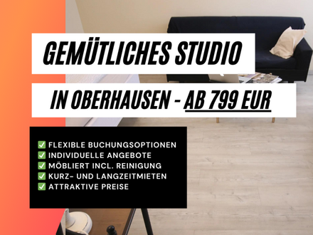 Gemütliches Studio-Apartment in Oberhausen