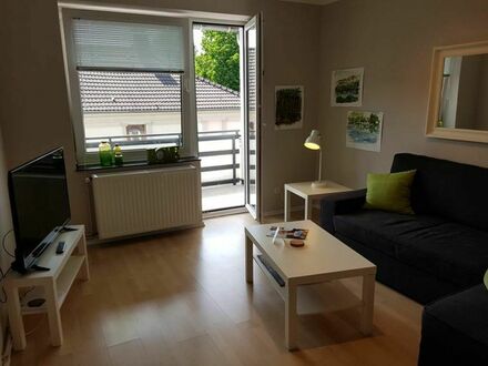 3-Zi-Wohnung, 63qm, mit Loggia, Kabel-TV, WLAN, komplett eingerichtet, Reinigungsservice, Nähe Harkortsee