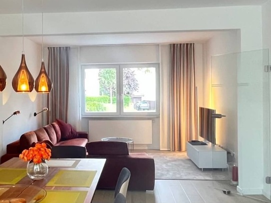 Exclusively furnished and quiet terrace apartment in the west of Cologne (Cologne-Junkersdorf)