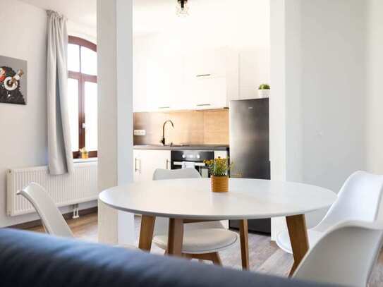 Apartment am neuen Theater | Suite 6 | Altstadt | Küche | 35qm | 4 P |