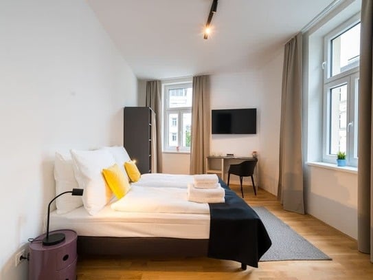 NEU! Trendiges Studio Apartment in einem komplett renovierten Wiener Altbau