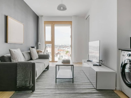 Neubau 2Zi Wohnung mit Freifläche, Rooftop, Fitnessraum, Lounge, unmittelbare Nähe zum Hauptbahhof