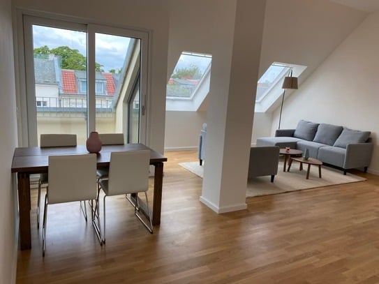 New attic with two terraces in Neukölln