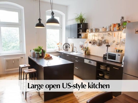 90m² Masterpiece Altbau Flat in Kreuzberg / 5 persons / Great transport links