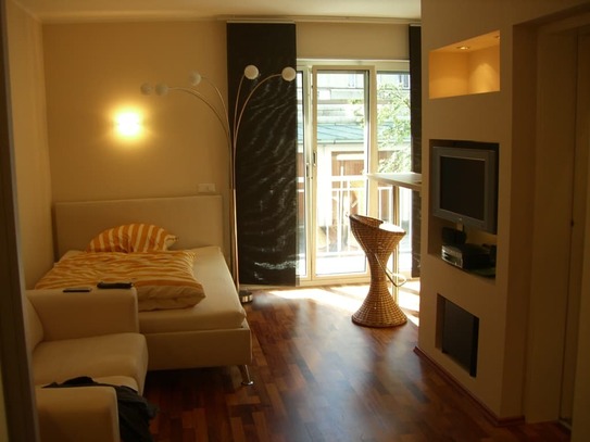 Modernes Studio-Apartment in ruhiger Innenhoflage (San Marino piccolo), Hochparterre, 42