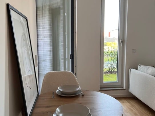 New building/first occupancy* Beautiful and bright barrier-free 2 room ground floor apartment with garden in Schönefeld