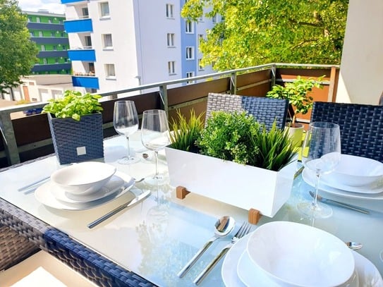 ARCTIC HOME+BALKON*Zentrum Essen*HBF*Messe*Netflix