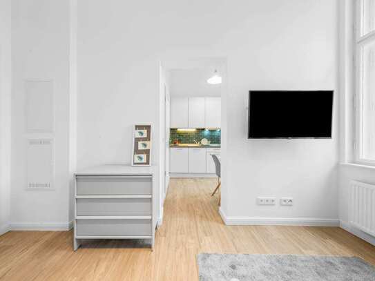 Beautiful and fully furnished studio apartment in Berlin