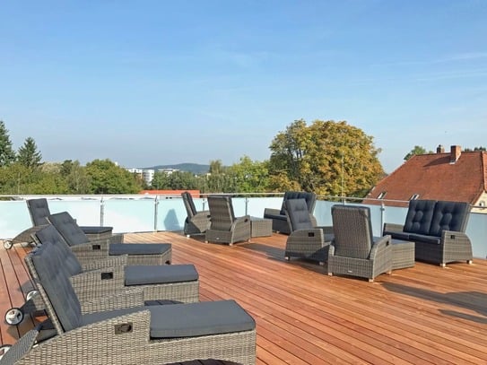 Apartment with sun terrace in Bayreuth