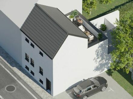 Exklusives Stadthaus als Loft mit Innenhof und Dachterrasse in der Neusser Innenstadt