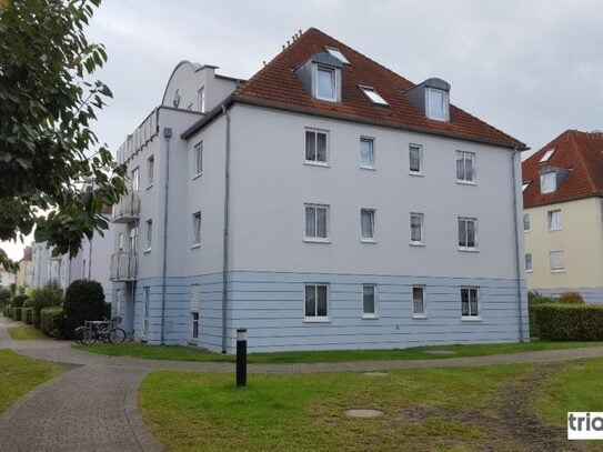 Schön geschnittene 2-Zi-Wohnung mit Balkon in Coswig. - triapol Immobilien