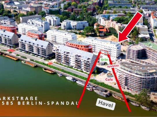 Erstbezug: Moderne, Helle 2-Zimmer-Neubauwohnung mit Direktblick auf die Havel in Spandau (13585) – Verfügbar ab dem 15…