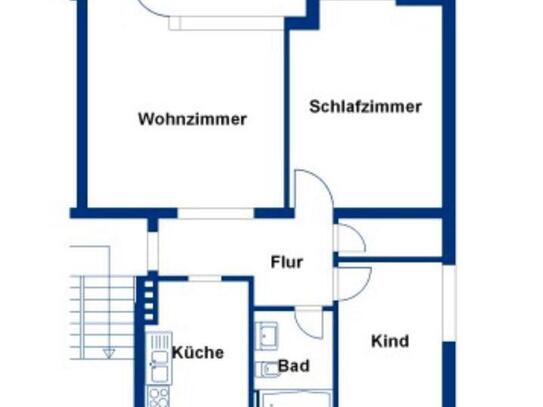 3 Zimmer Wohnung in Detmerode VWI