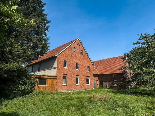 Raus auf´s Land und Ärmel hoch! Bezugsfreies Bauernhaus mit Stallung und Scheune in Halle - Hörste