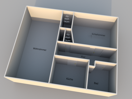 2-Zimmer-Wohnung in Mitterteich in zentraler und ruhiger Lage