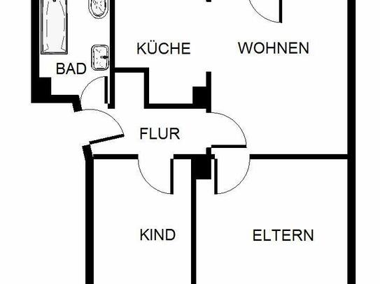 2-Zimmer-Wohnung in Gelsenkirchen Hassel