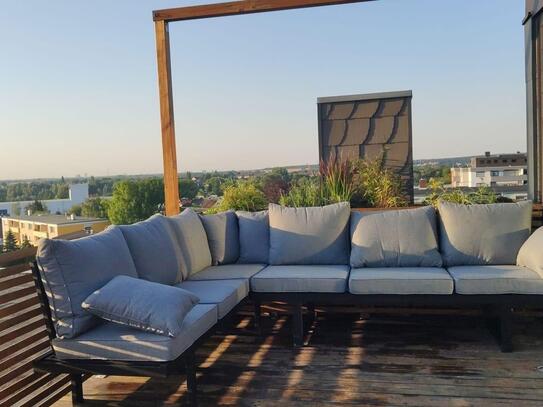 Reserviert! Penthouse/Dachterrasse mit tollem Ausblick