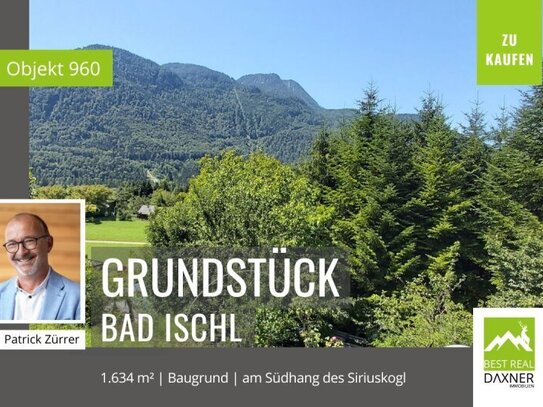 Großzügiges Grundstück mit Baubewilligung am Fuße des Siriuskogl in Bad Ischl